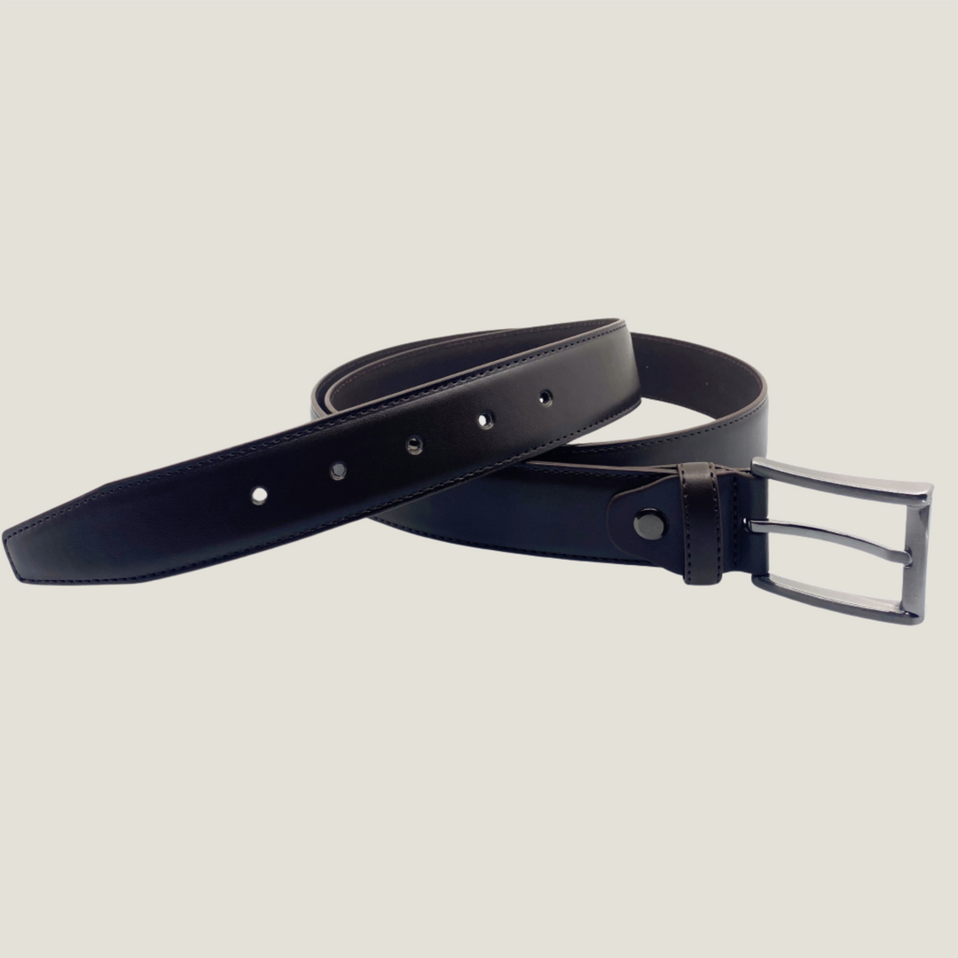 Vogue Belt - Genuine Leather Casual Belt 3.5 cm Width - Buckled Designer
