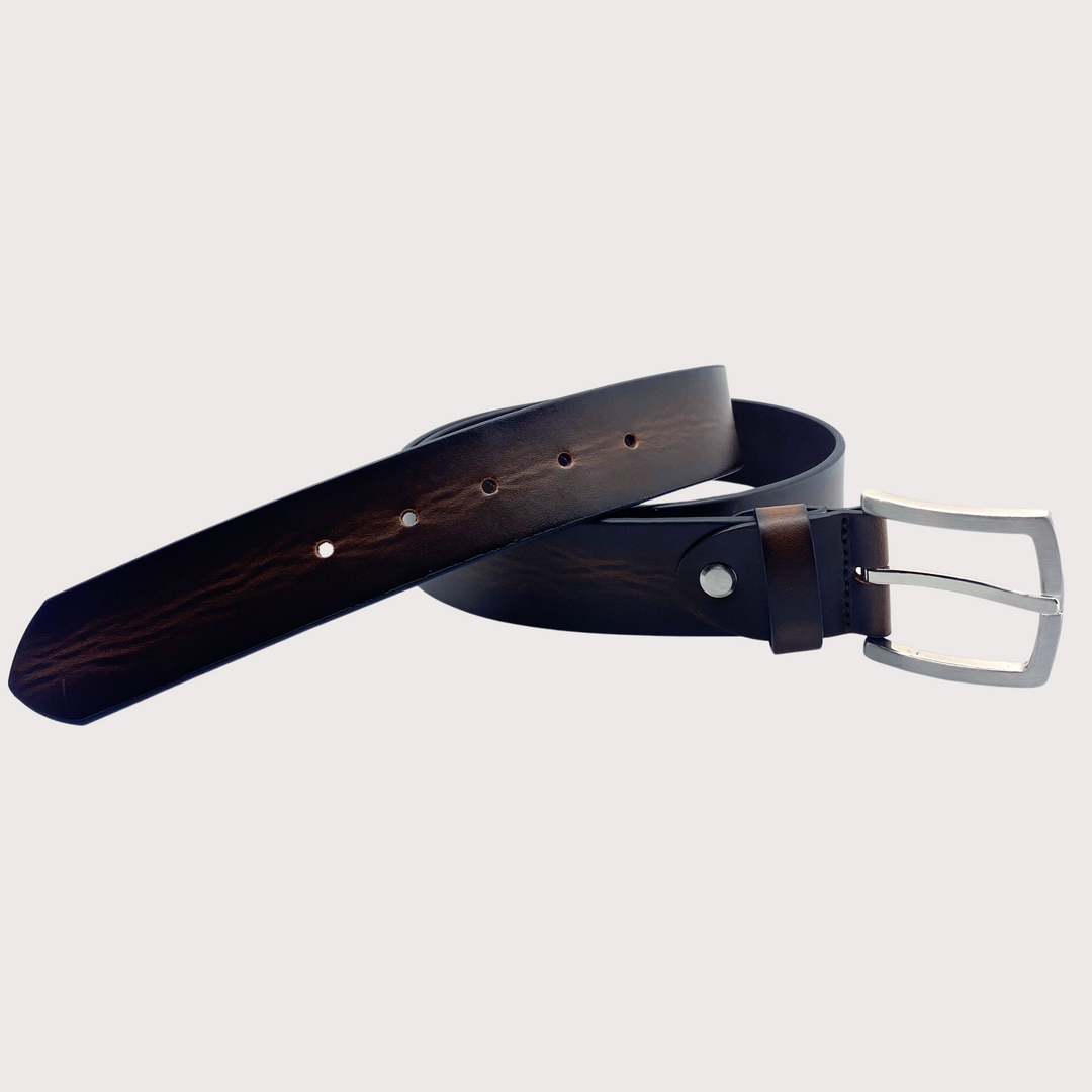 Orbital Belt - High Quality Split Leather Casual Belt 3.5 cm Width