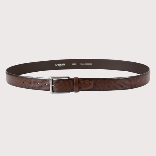 Pure Belt - High Quality Leather Casual Belt 3.5 cm Width