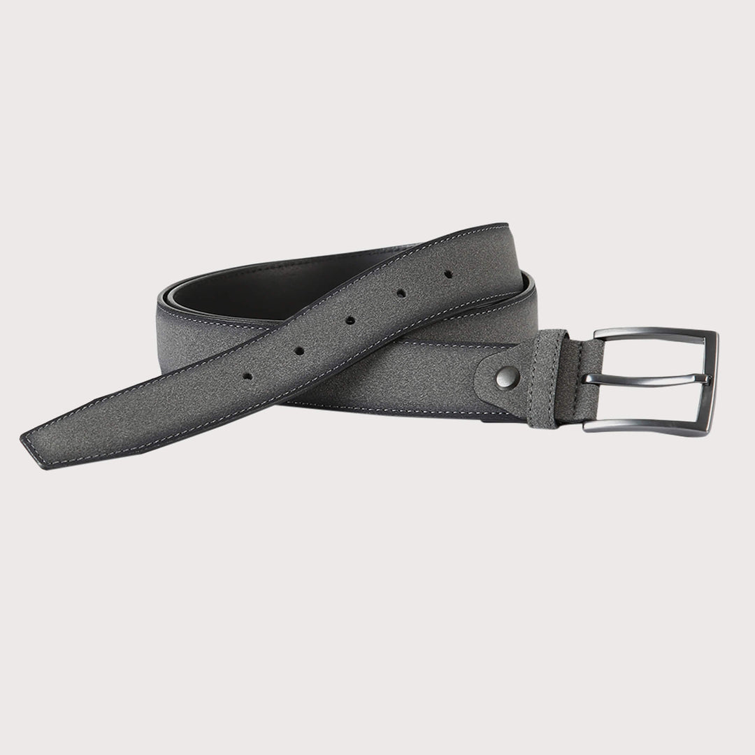 New York Belt - Suede Leather 100% Split Leather Belt