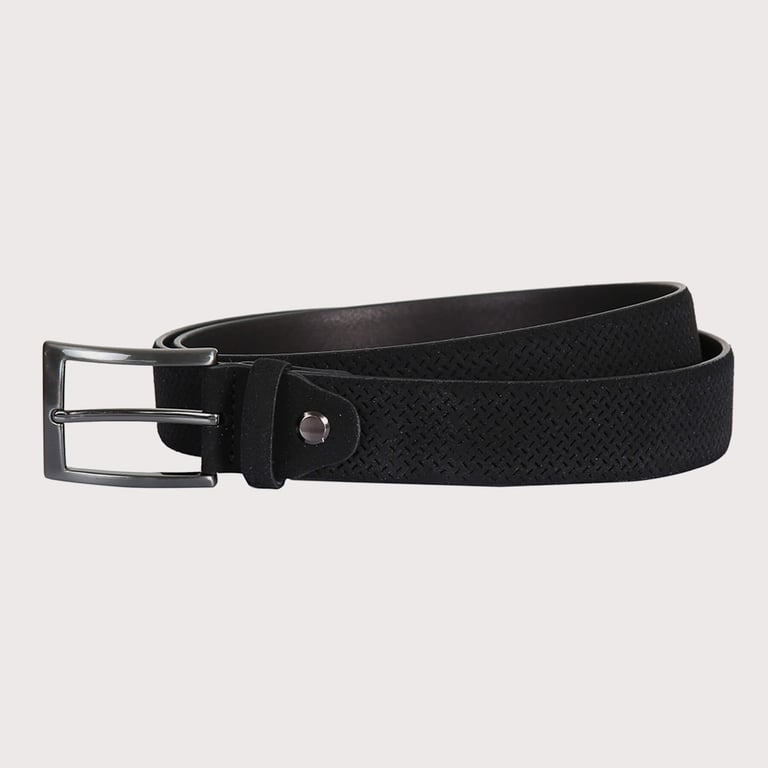 Mens Black Leather Belt With Gold Buckle - BELT DESIGNS