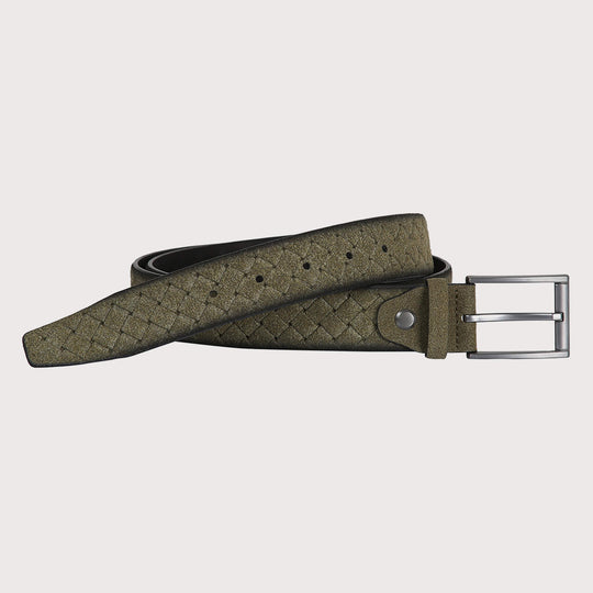 Chancellor Belt - Stylish Suede Leather Belt 3.5 cm