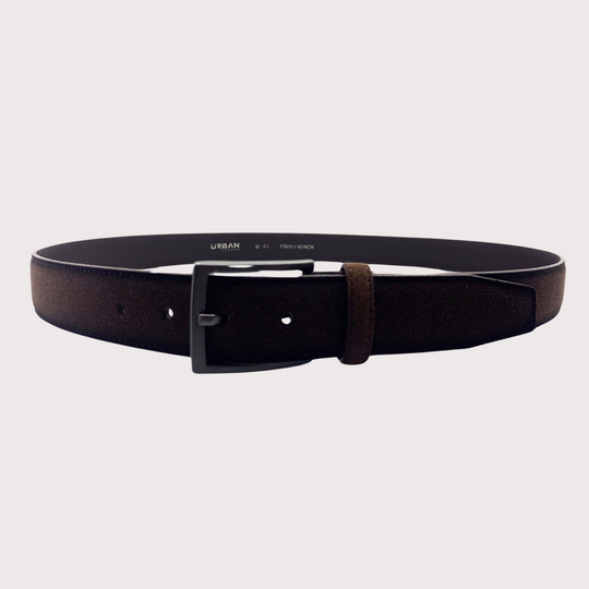 New York Belt - Suede Leather 100% Split Leather Belt