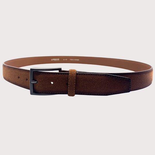 New York Belt - Suede Leather 100% Split Leather Belt