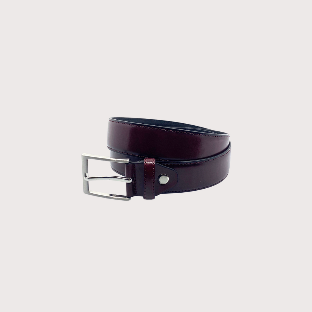 Burgundy online designer belt
