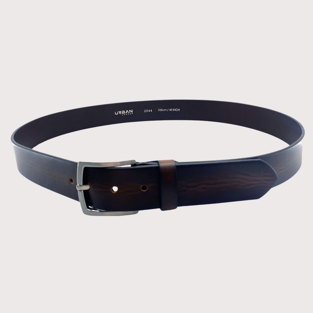 Stylish Orbital Belt for Men - Split Leather Casual Belt