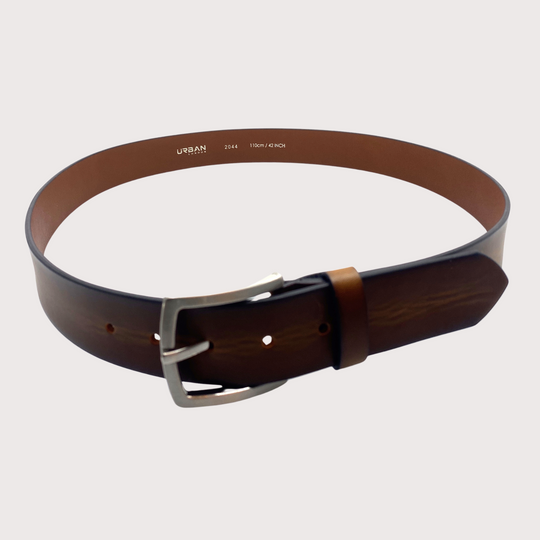 Stylish Orbital Belt for Men - Split Leather Casual Belt