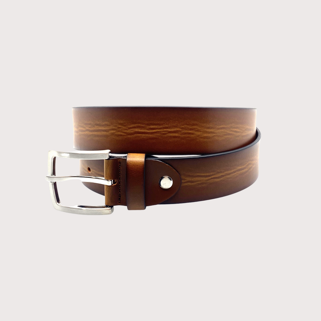 Orbital Belt - High Quality Split Leather Casual Belt 3.5 cm Width