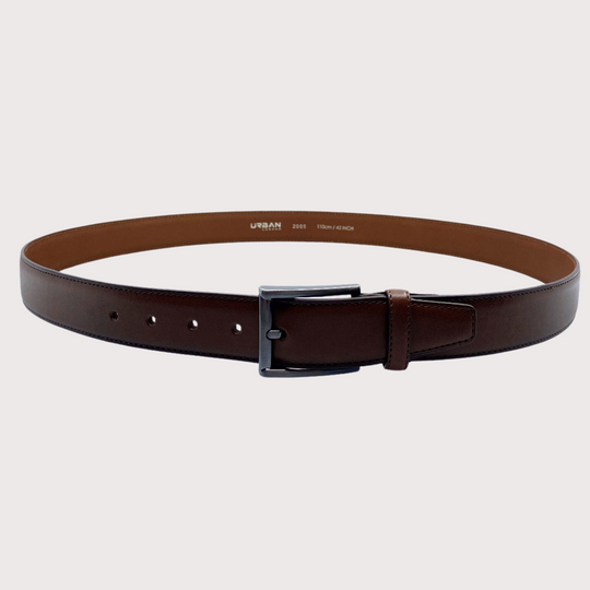 Vogue Belt - Genuine Leather Casual Belt 3.5 cm Width - Buckled Designer