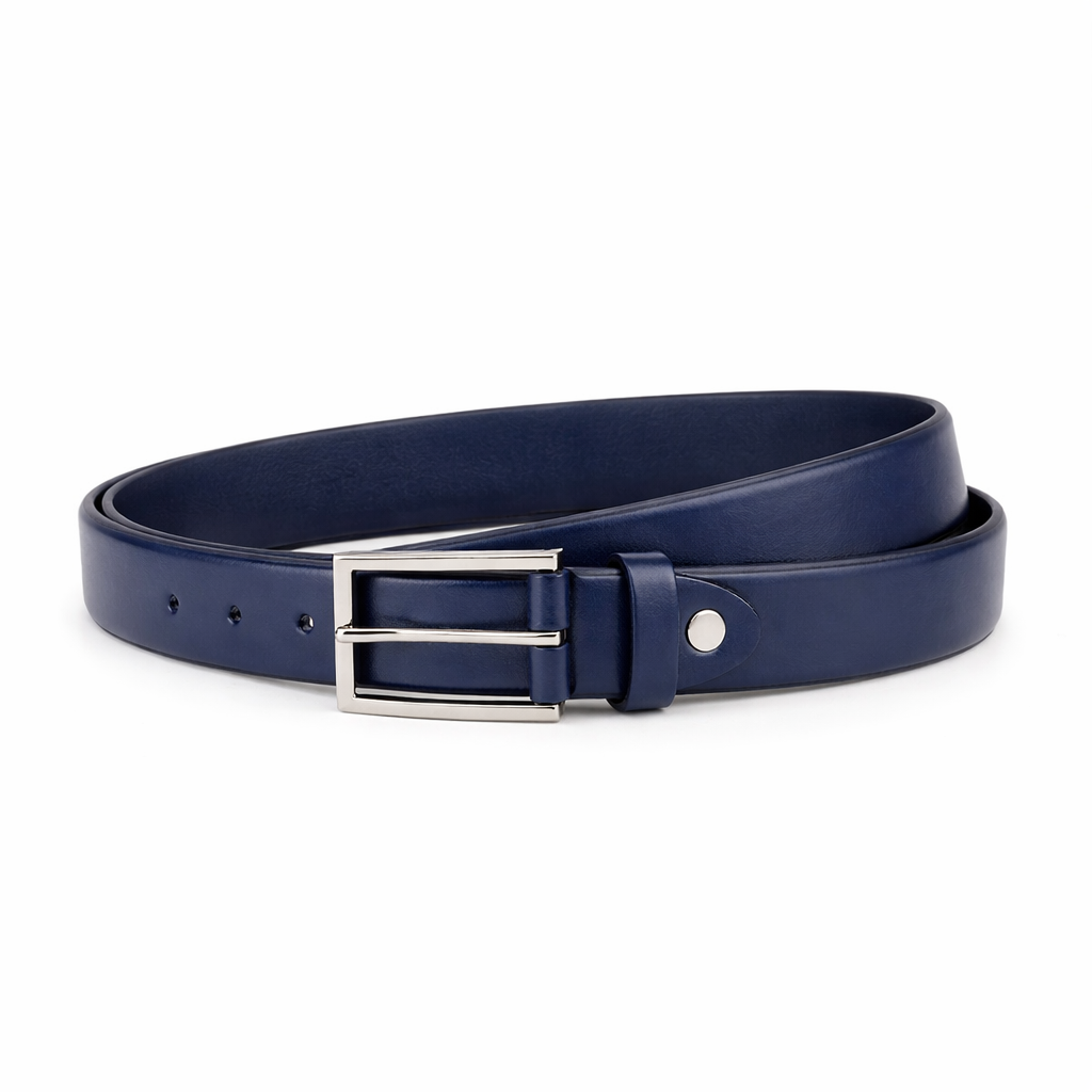 Men’s Genuine Leather Belt 3.5cm Wide – Casual Nickel-Free Square Buckle