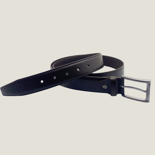 Vogue Belt - Genuine Leather Casual Belt 3.5 cm Width - Buckled Designer