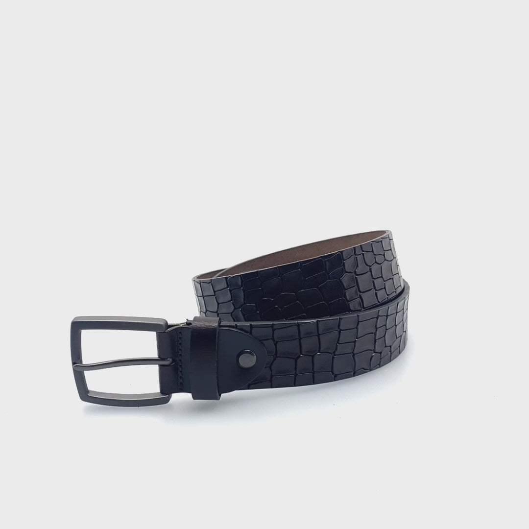 Finesse Belt for Men - Nickle Free Leather Belt