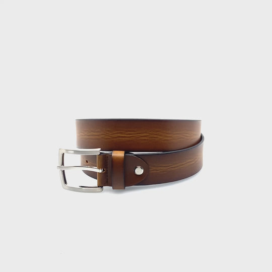 Orbital Belt - High Quality Split Leather Casual Belt 3.5 cm Width