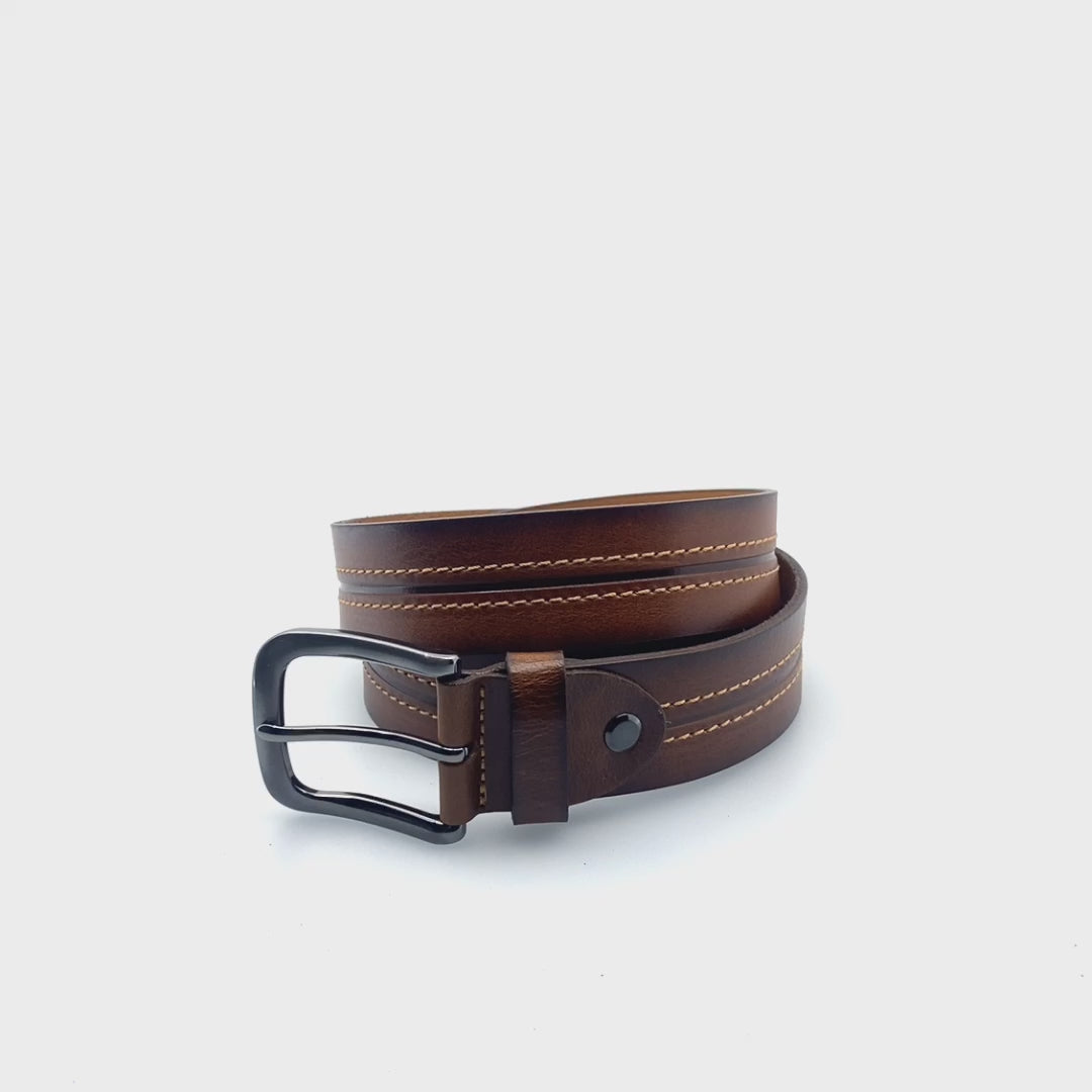 Replay Belt - Premium Buffalo Leather Sport Belt 4cm Width