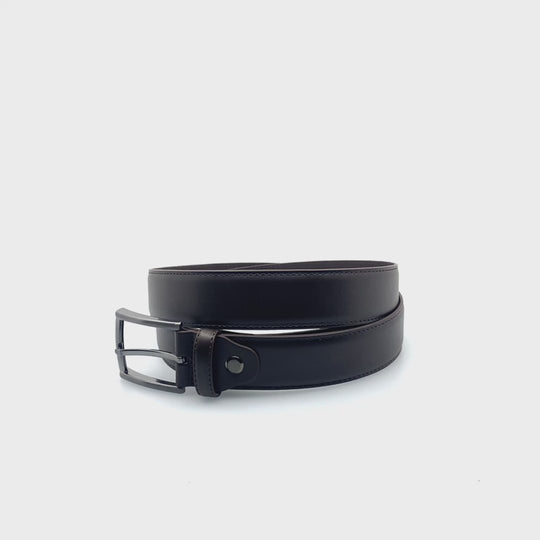 Vogue Belt - Genuine Leather Casual Belt 3.5 cm Width - Buckled Designer