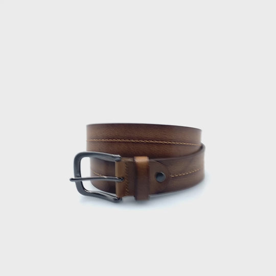 Splash Belt  - Comfortable Buffalo Leather Belt 4cm