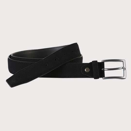 New York Belt - Suede Leather 100% Split Leather Belt