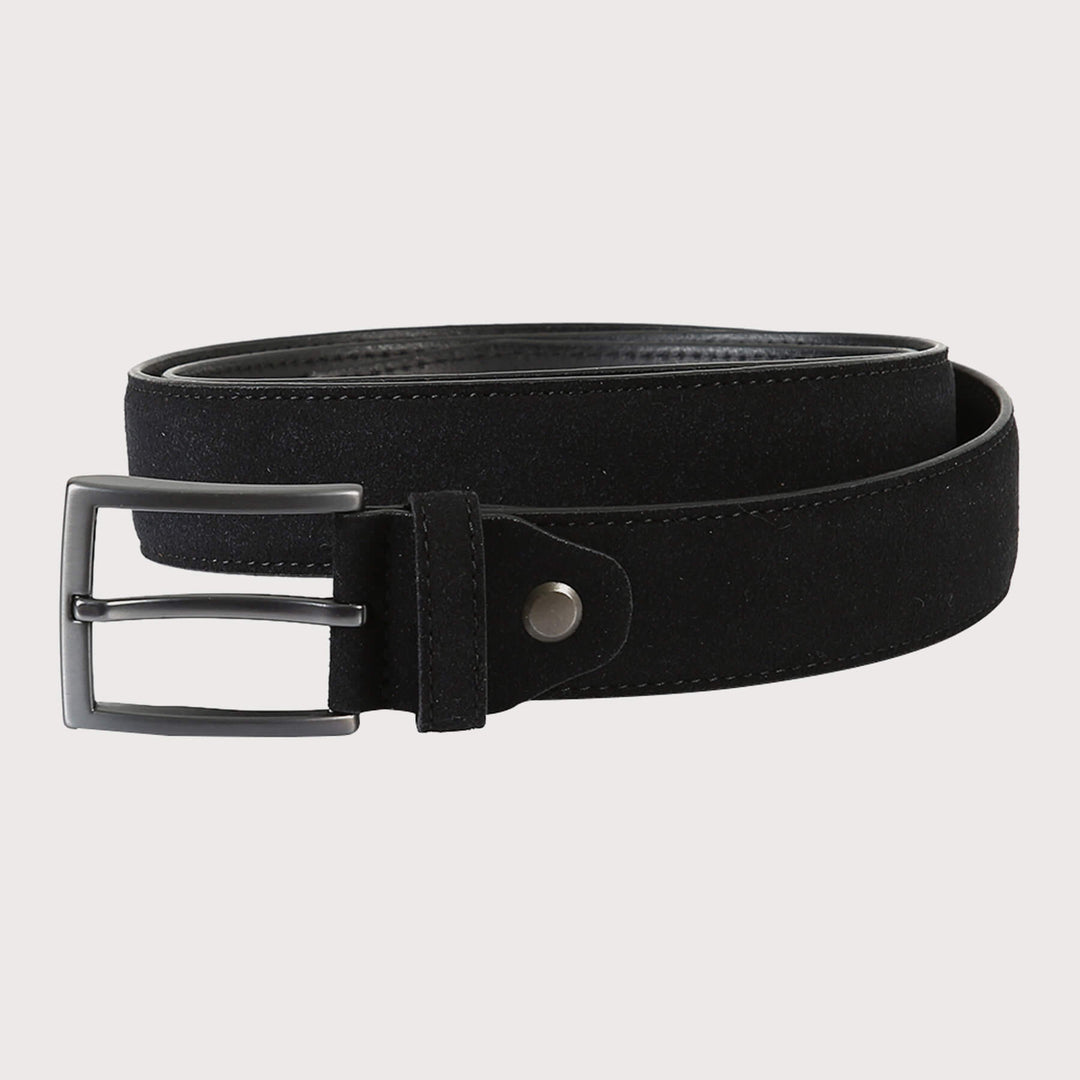 New York Belt - Suede Leather 100% Split Leather Belt