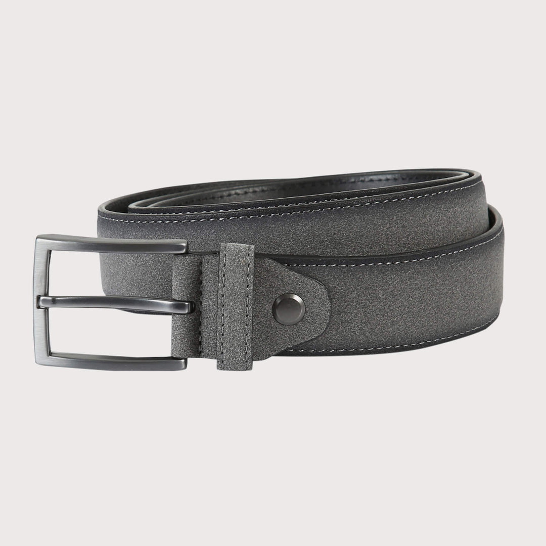 New York Belt - Suede Leather 100% Split Leather Belt