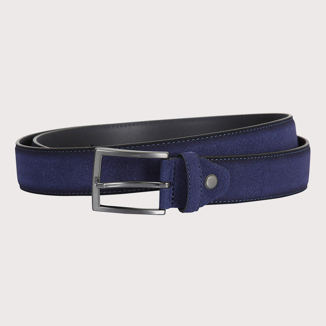 New York Belt - Suede Leather 100% Split Leather Belt