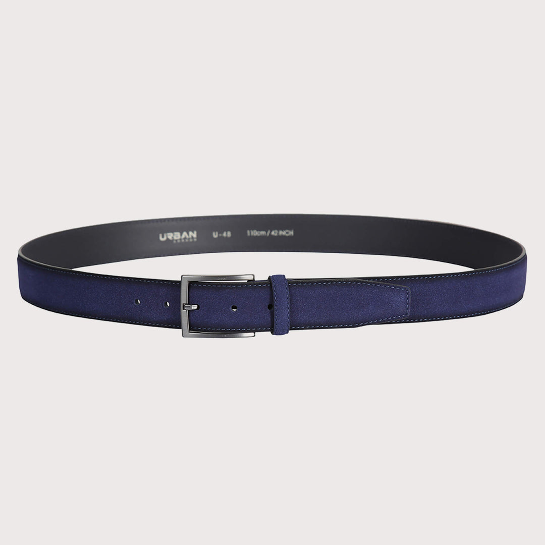 New York Belt - Suede Leather 100% Split Leather Belt