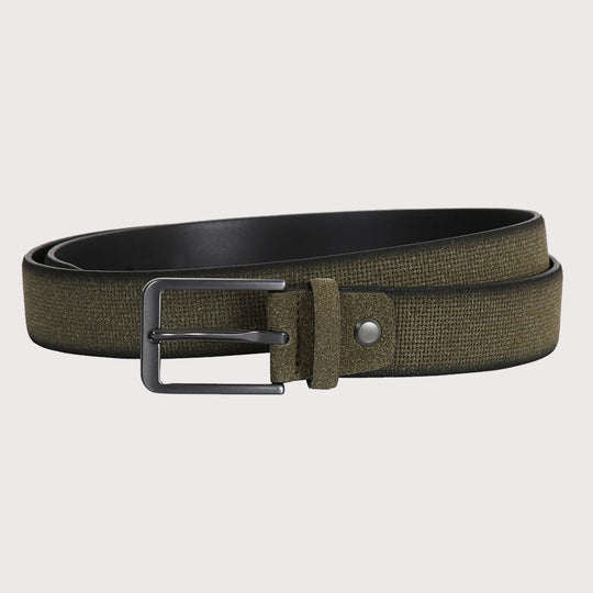 Zorif Belt -  100% Suede Leather Casual  Belt 3.5 cm Width