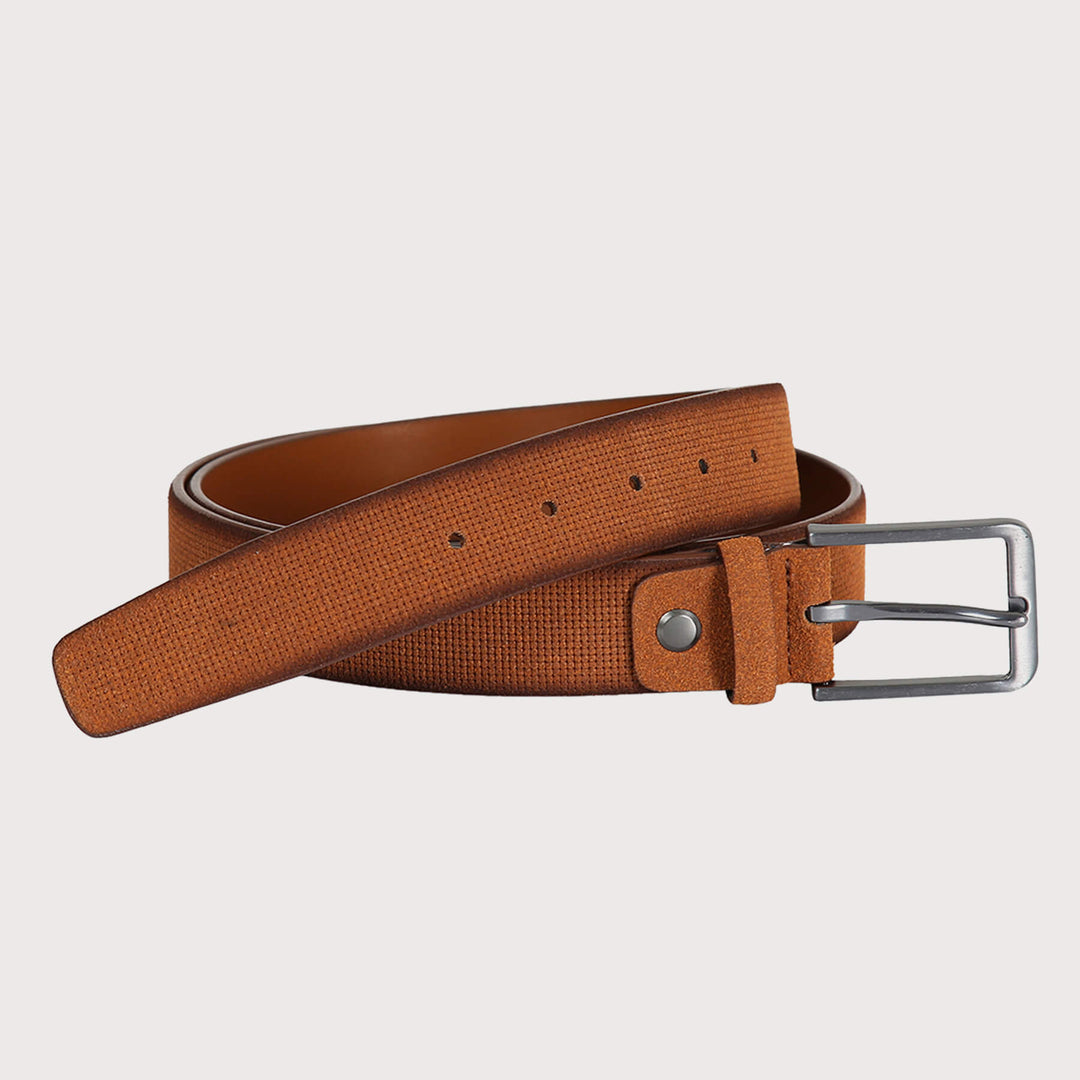 Zorif Belt -  100% Suede Leather Casual  Belt 3.5 cm Width