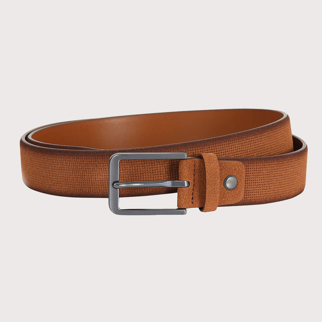 Zorif Belt -  100% Suede Leather Casual  Belt 3.5 cm Width