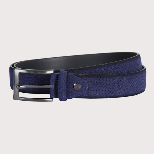 Suede Leather Capital Belt for Men - Design for Any Occasion