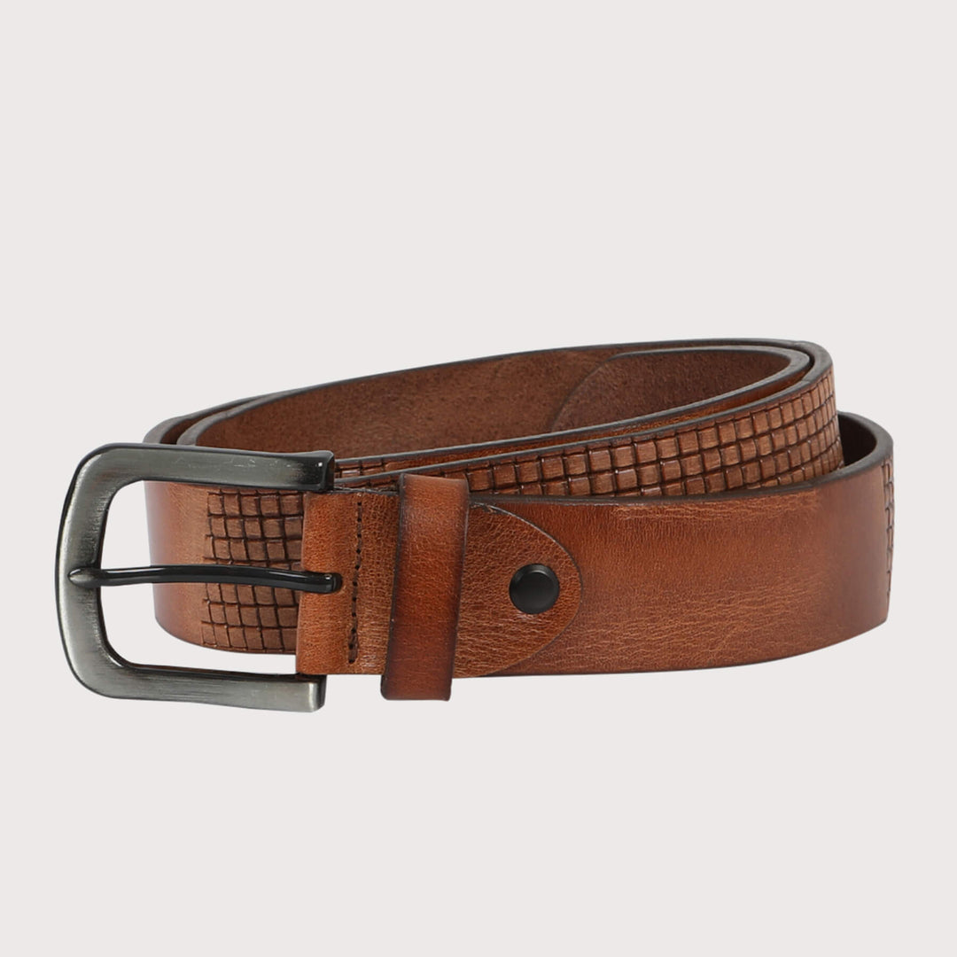 Elevate Your Sporty Style with our Durable Bolton Leather Belt for Men