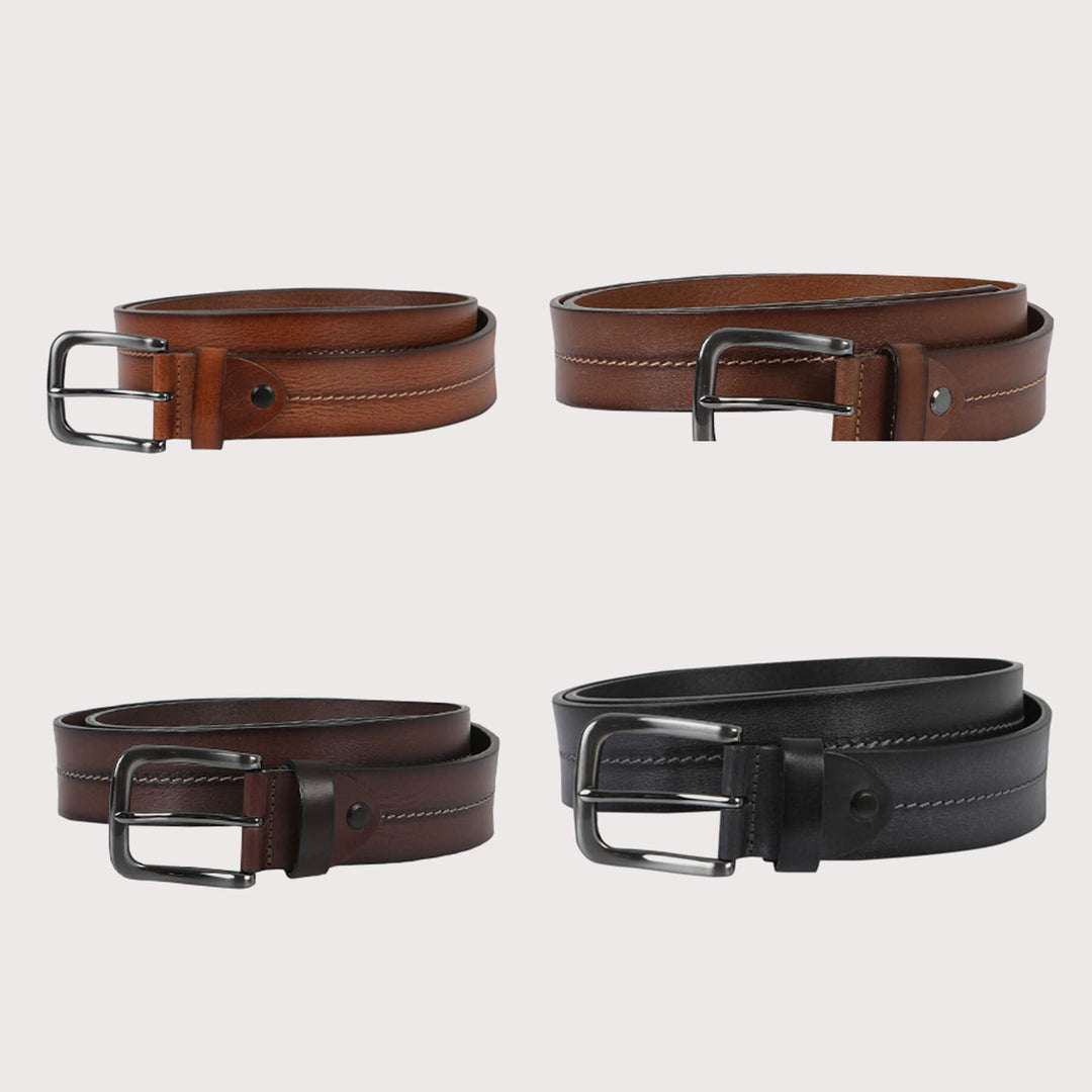 Splash Belt  - Comfortable Buffalo Leather Belt 4cm